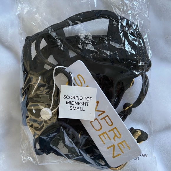 Siempre Golden Scorpio Bikini Top XS/S NWT - Picture 9 of 9